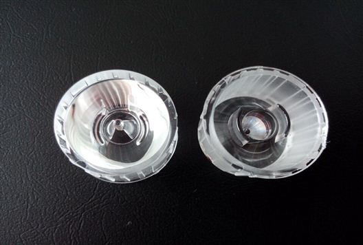 led透镜,大功率透镜,单粒一体透镜,XJ-45°带支架光身光面